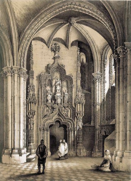 Puerta de la sala capitular de la catedral Toledo
